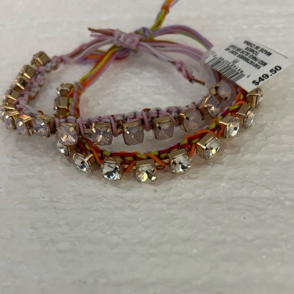 Elegant Gold and Silver Beaded Bracelet Set